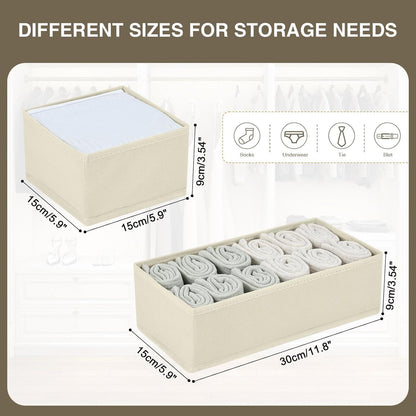 DIMJ Schubladen Organizer - Schrank Organizer Faltbarer Kleiderschrank