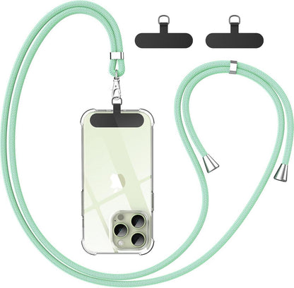 Handykette Universal mit 2 Stück Patch, grün
