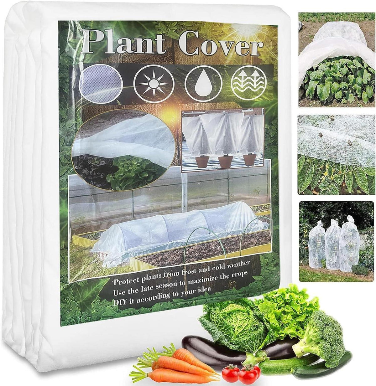 Gartenvlies Frostschutz Pflanzendecke 40g/m² Winterschutz 2*10M