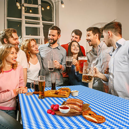 Bayerische Oktoberfest Tischdecken 4 Stück PEVA Einweg