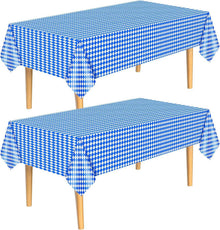 Oktoberfest Einweg Tischdecke bayerische Flagge Rautenkaro 2er Set