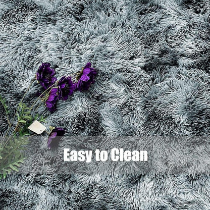 Flauschiger Shaggy Teppich Wohnzimmer 200x250cm Khaki