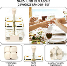 SAEIV 4-teiliges Gewürzgläser Set mit Drehbaren Deckeln