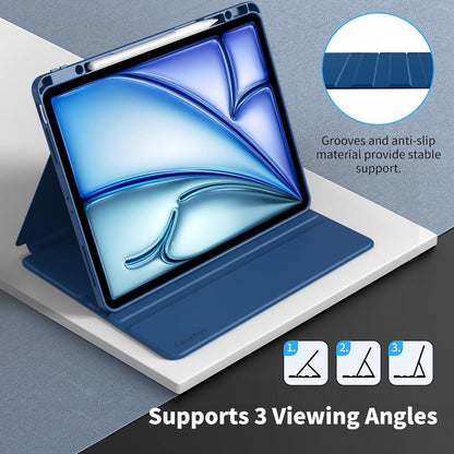 Hülle für iPad Air 13 Zoll M2 2024, Dünn Folio