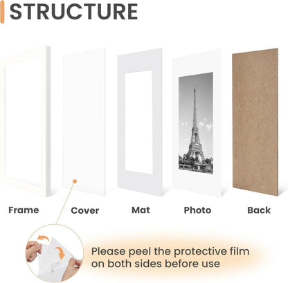 3er Set Weißer Bilderrahmen 30x40 cm - Picture Frame Home Decor