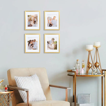 3er Pack 30x40cm Gold Bilderrahmen Set