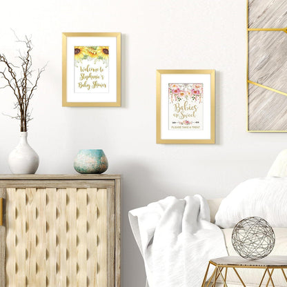 3er Pack 30x40cm Gold Bilderrahmen Set