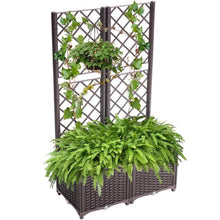 Mingone Hochbeet Pflanzgefäß Rankkasten 80x40x136 cm