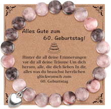 60. Geburtstag Armband - Geschenk für Frauen Mama Oma