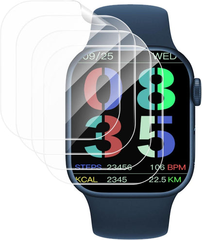 Panzerglas Displayschutz Apple Watch Series 9/8/7 41mm 4er Pack
