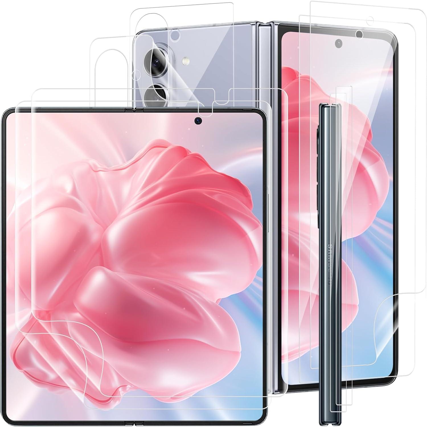 Panzerglas für Samsung Z Fold 5, 2er Set Flexibles TPU Displayschutz