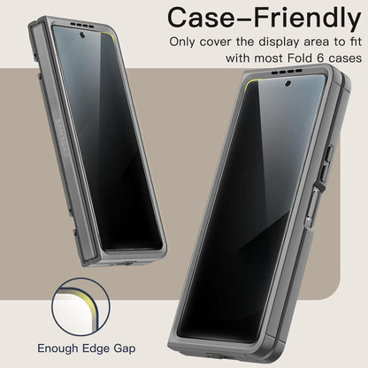 JETech Samsung Galaxy Z Fold 6 Sichtschutz Anti-Spy Glasfolie 2 Stk