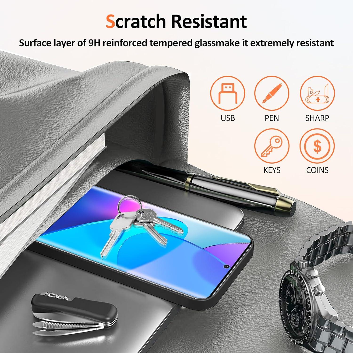 Displayschutzfolie Samsung Galaxy S21 Ultra Panzerglas 2+2 Anti-Fingerprint