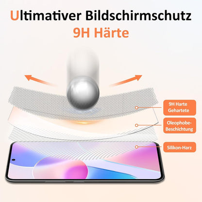 Panzerglas Samsung Galaxy S22 Schutzfolie 2er Set 9H Härte