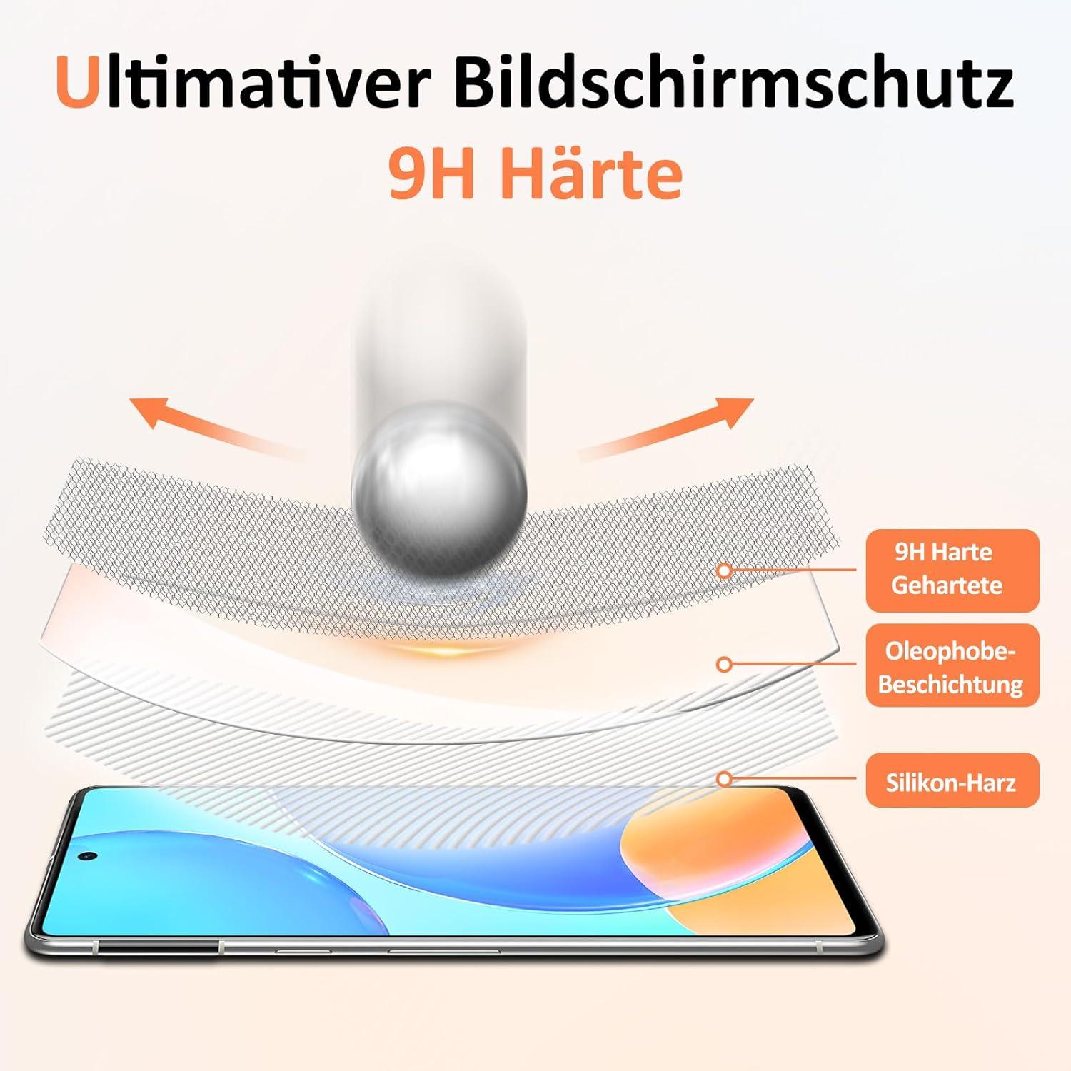 2er Pack Panzerglas für Google Pixel 7A 5G Displayschutzfolie, 9H