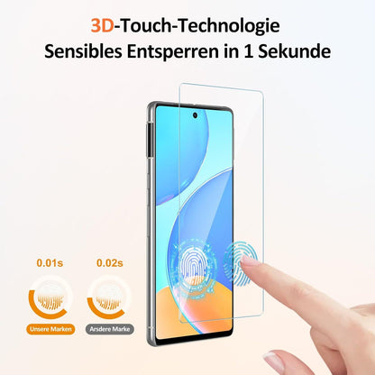 Schutzfolie für Google Pixel 7A 5G Panzerglas Display SkyBlue