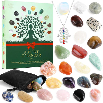 Adventskalender 2026 Edelsteine Frauen Chakra Kristalle Yoga
