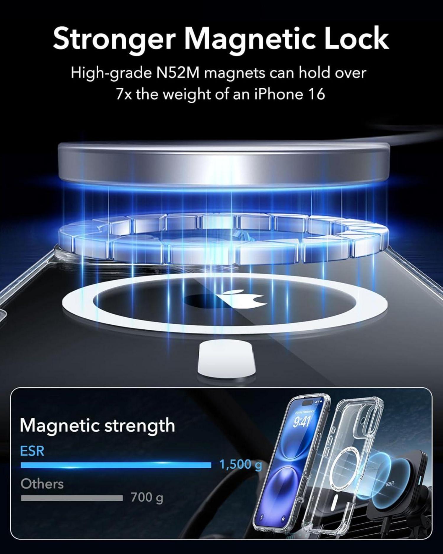 ESR iPhone 16 Hülle MagSafe Stoßfest 360° Schutzhülle Kameraschutz