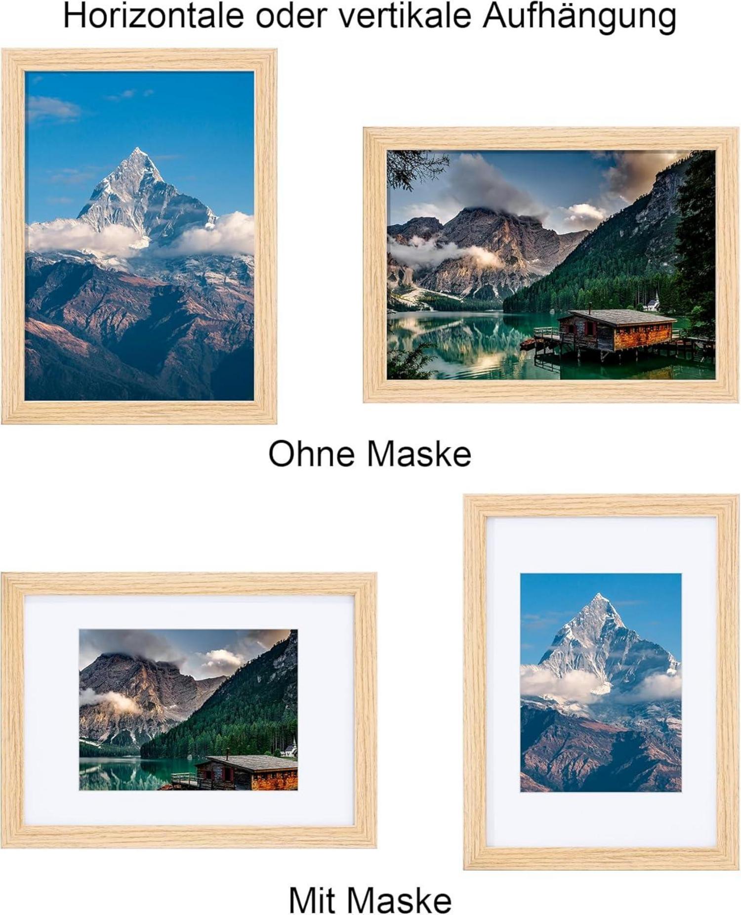 Bilderrahmen 10x15 cm 12er Set Fotorahmen Posterrahmen Holzrahmen