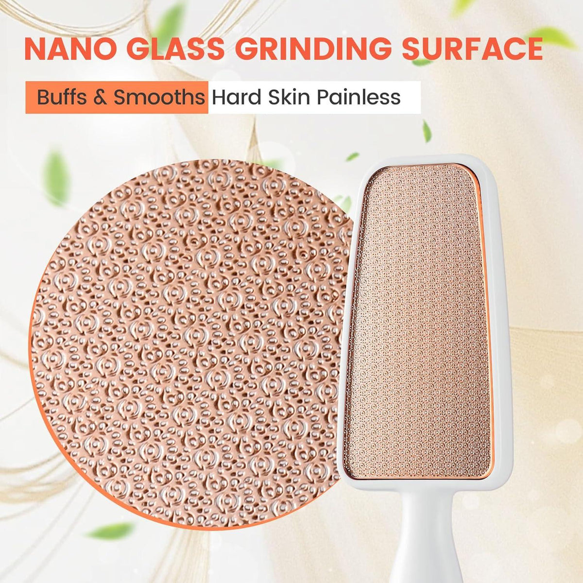 Nano-Glas Fußfeile & Hornhautentferner für weiche Füße