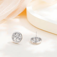 Lebensbaum Ohrringe 925 Silber Damen Ohrstecker mit