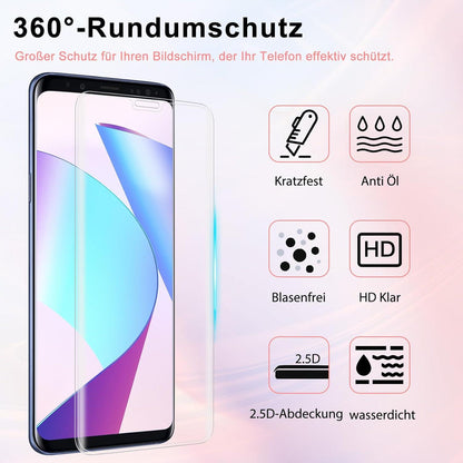 Schutzfolie Panzerglas Samsung Galaxy S9 HD 9H Härte Displayfolie