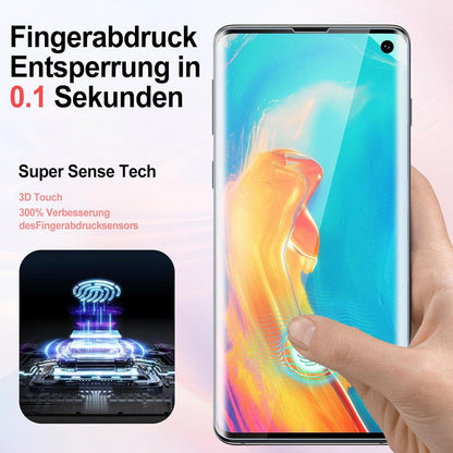 Schutzfolie Panzerglas Samsung Galaxy S10 2 Stück 9H Härte Displayfolie HD Transparent