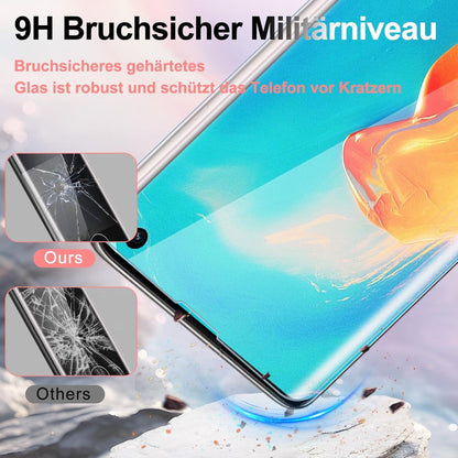 2x Panzerglas Schutzfolie Samsung Galaxy S10, 9H Härte Display Schutzfolie