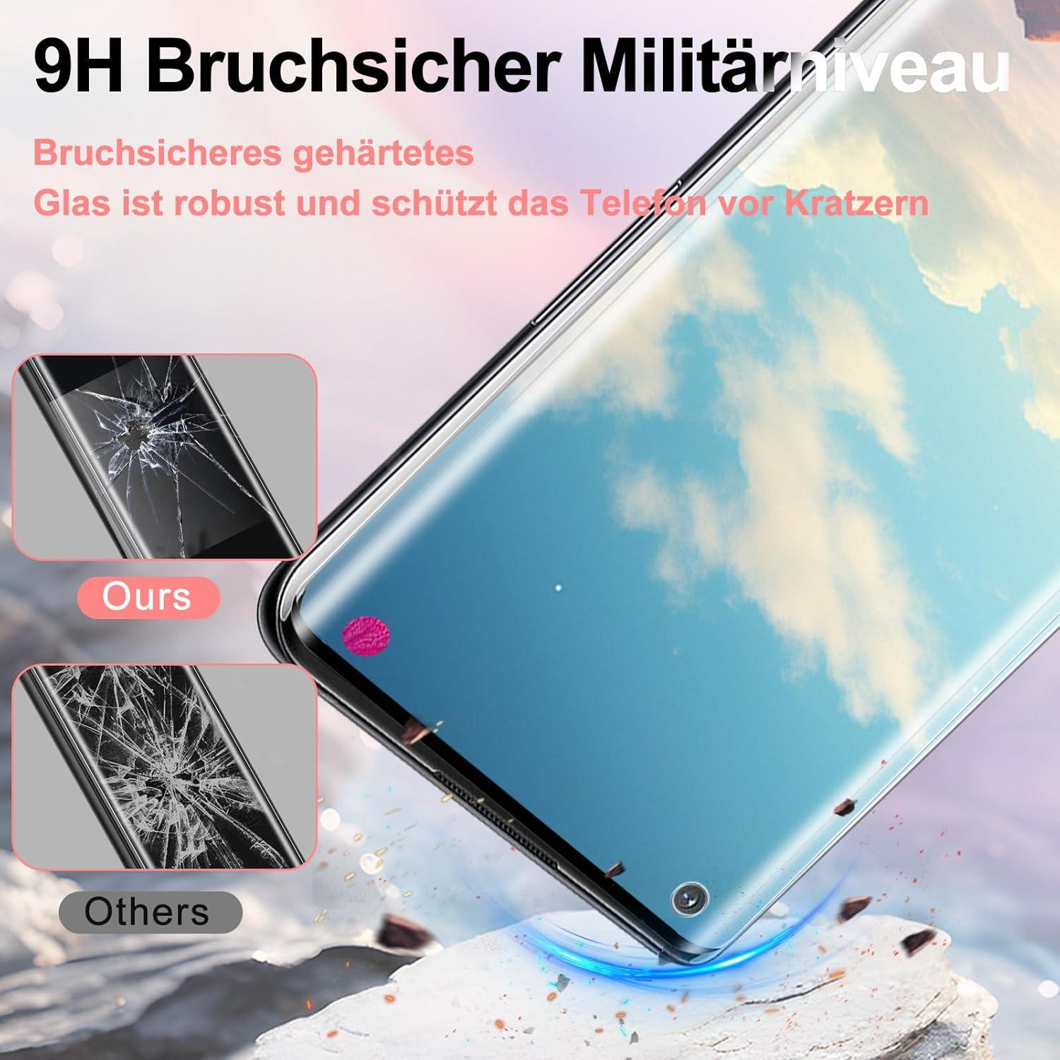 2+2 Schutzfolie OnePlus 9 Pro Panzerglas Displayschutz Kamera