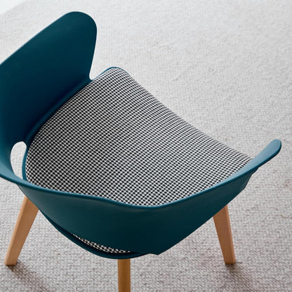2er-Set Esszimmerstühle Modern Nordic Blau Gepolstert