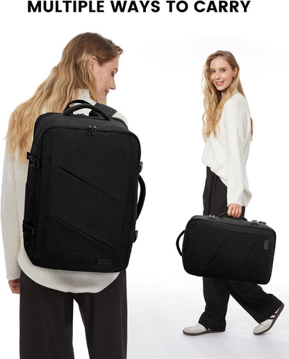 Handgepäck Rucksack 40x20x25 Ryanair Reiserucksack Laptop 20L Schwarz
