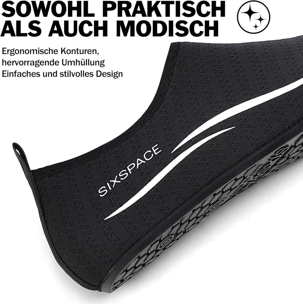Sixspace Badeschuhe Wasserschuhe Aquaschuhe Strandschuhe 485