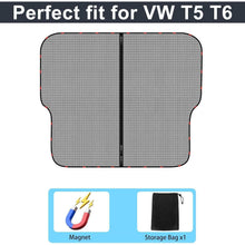 VW T5 T6 Heckklappen Sonnenschutznetz mit Reißverschluss