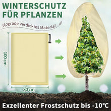 Winterschutz Pflanzenbezug Atmungsaktiv 85 g/m² Beige