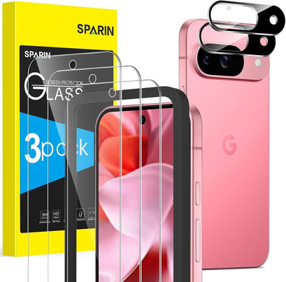 Panzer Schutz Glas 9H für Google Pixel 9, 3 Stk Schutzfolie 2