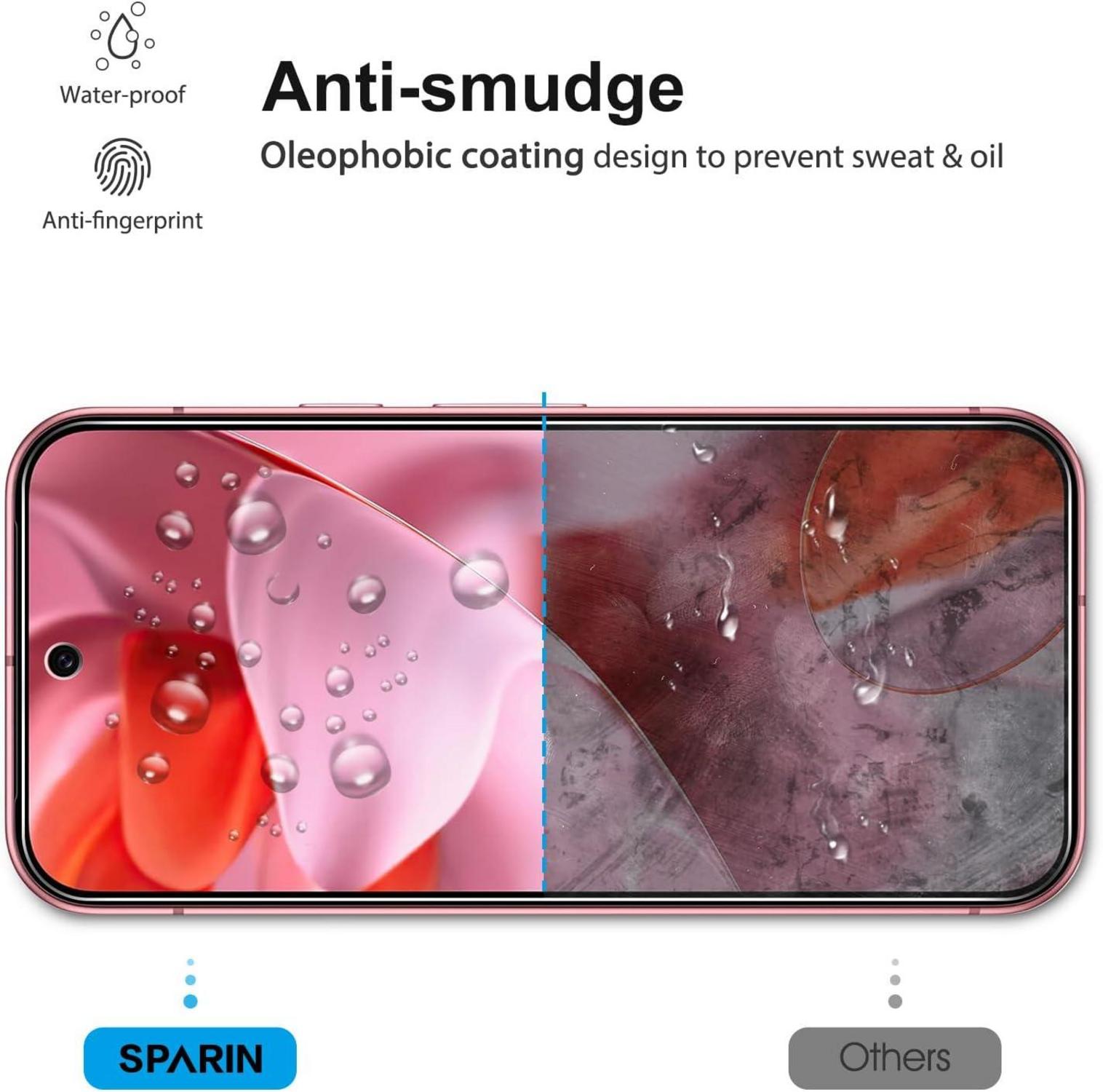 Panzer Schutz Glas Google Pixel 9 Schutzfolie Kameraschutz 9H Härte 3+2 Stück
