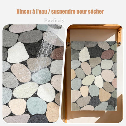 Rutschfeste Duschmatte 100x150 cm – Weich, Komfortabel & Zuschneidbar