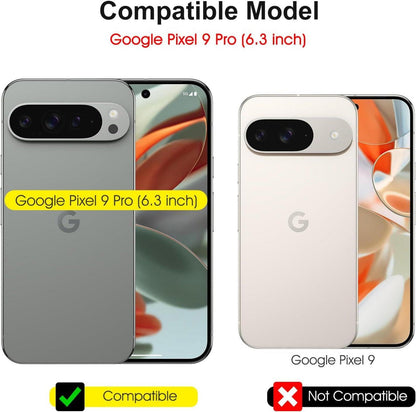 Google Pixel 9 Pro Panzer Schutzfolie 3+2 Pack 9H Härte mit
