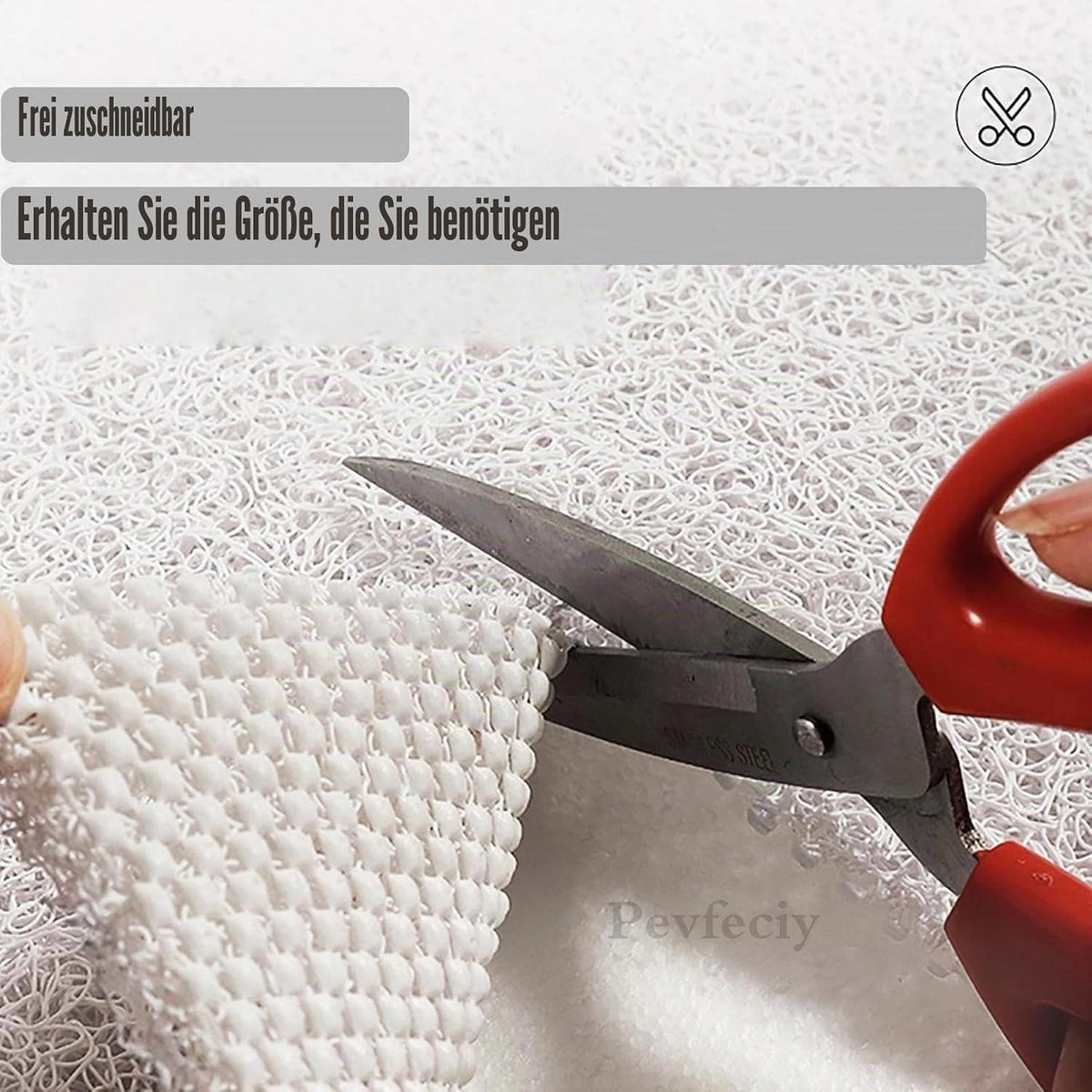 Rutschfeste Duschmatte 80x120 cm – Weich, Komfortabel & Zuschneidbar