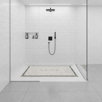 Rutschfeste Duschmatte 100x120 cm – Weich, Komfortabel & Zuschneidbar