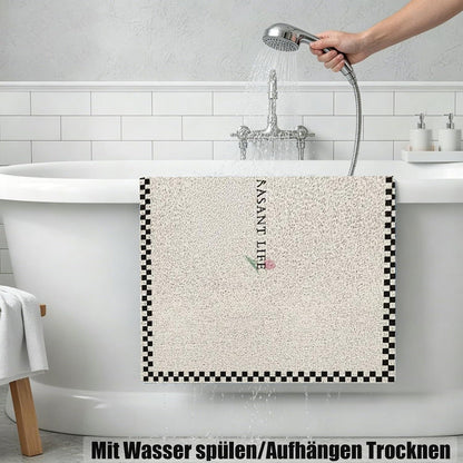 Rutschfeste Duschmatte 100x120 cm – Weich, Komfortabel & Zuschneidbar