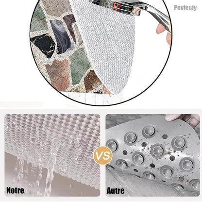 Rutschfeste Duschmatte 100x150 cm – Modern, Weich & Antirutsch