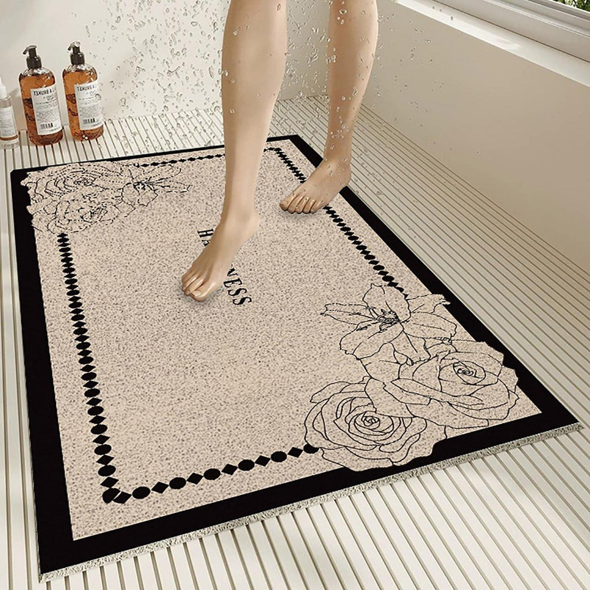 Rutschfeste Duschmatte 100x150 cm – Weich, Modern & Schnell Trocknend