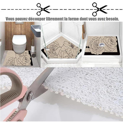 Rutschfeste Duschmatte 100x150 cm – Weich, Modern & Schnell Trocknend