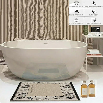 Rutschfeste Duschmatte 100x120 cm – Modern & Weich