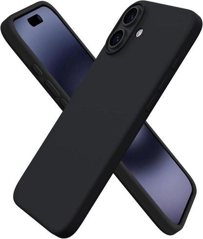 iPhone 16 Plus Hülle Silikon, dünne Handyhülle flüssiges Silikon