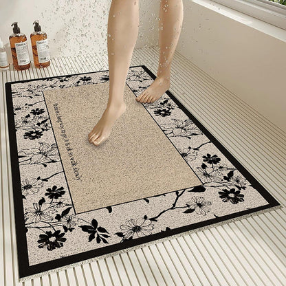 Rutschfeste Duschmatte 80x100 cm – Weich, Komfortabel & Zuschneidbar