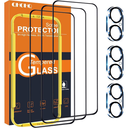 Panzerglas für iPhone 16 Kamera Schutzfolie 9H+ Anti-Kratzer