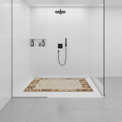 Rutschfeste Duschmatte 90x120 cm – Weich, Komfortabel & Zuschneidbar