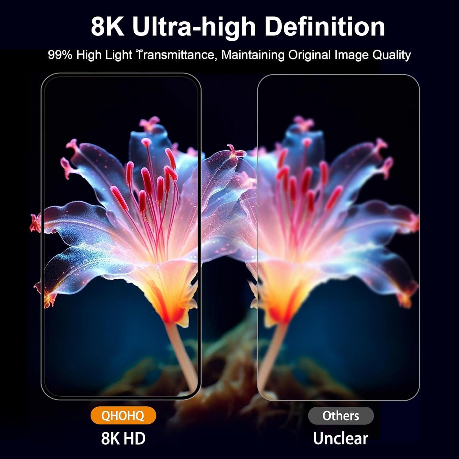 Panzerglas für iPhone 16 Pro Kamera Schutzfolie 9H+ Full Screen 3+3 Stück
